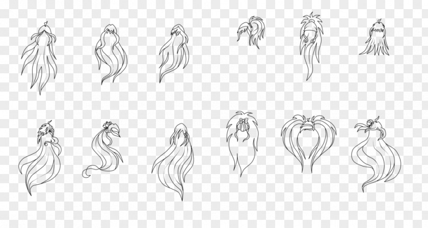Curly Hairstyles Drawing DeviantArt Artist Sketch PNG