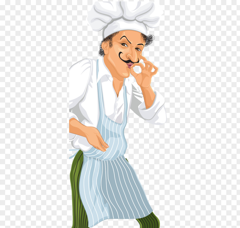 Happy Chef Cook Drawing PNG
