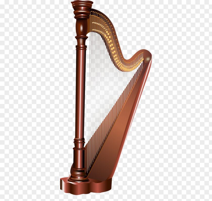 Harp Musical Instrument Clip Art PNG