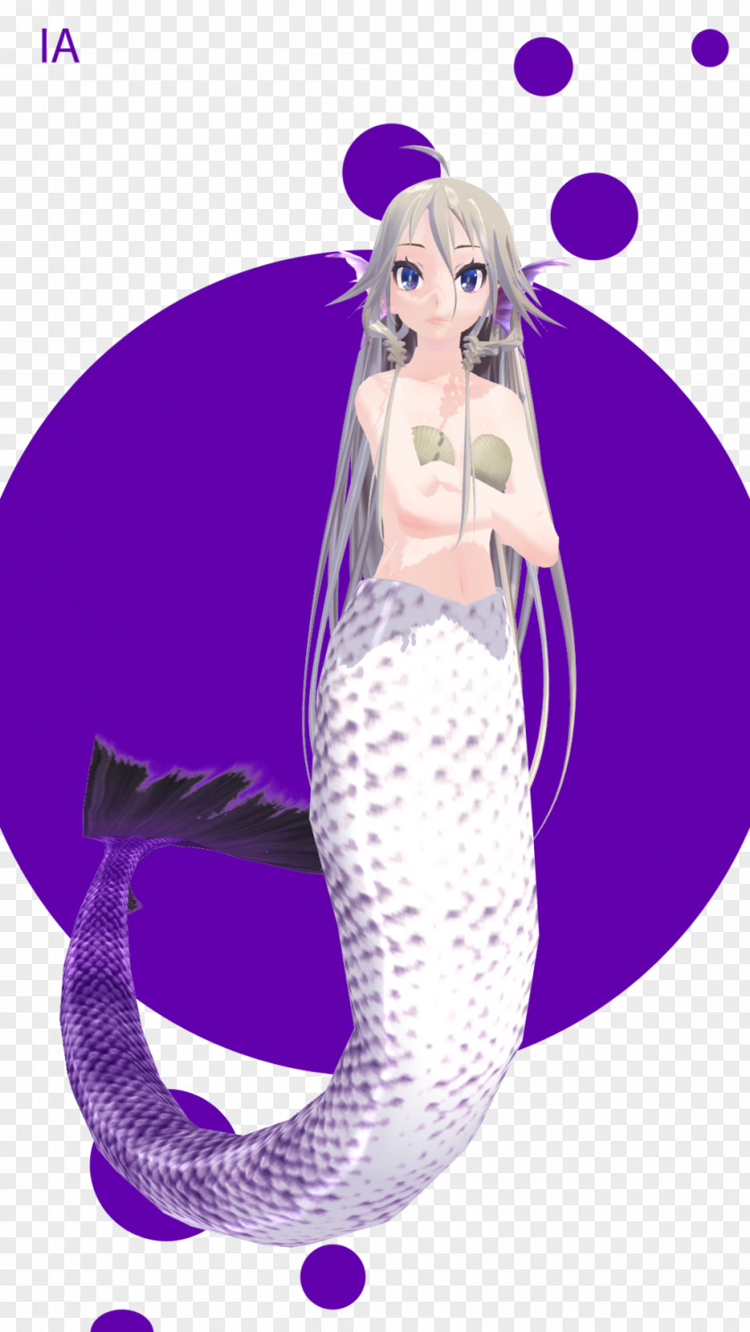 Mermaid MikuMikuDance Hatsune Miku IA Illustration PNG