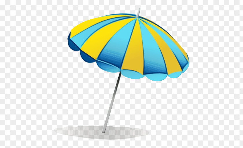 Umbrella Product Design Yellow Line PNG