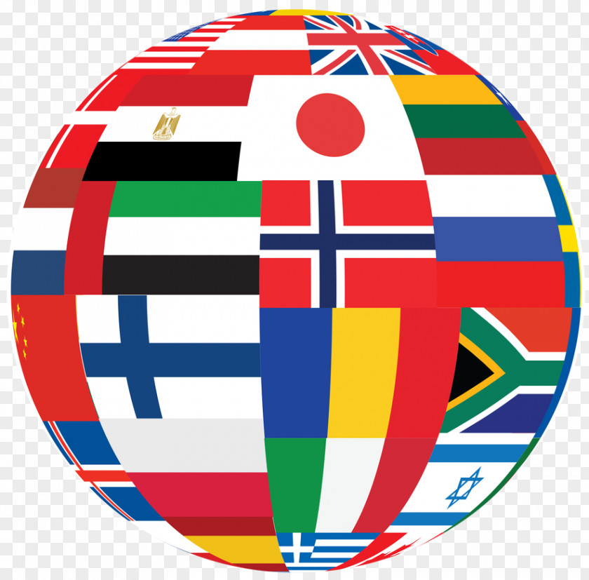 Globe Flags Of The World PNG