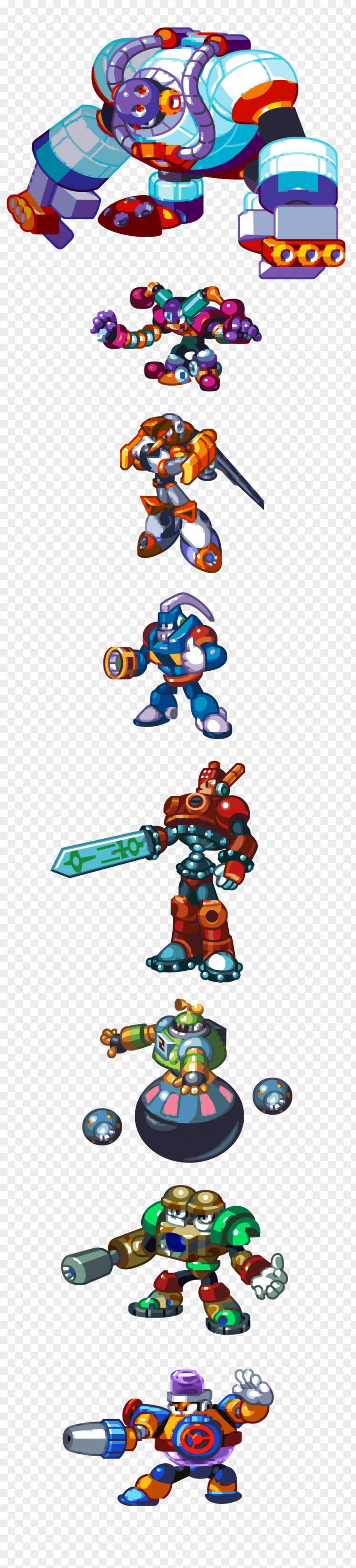 Megaman Mega Man 8 9 5 4 PNG