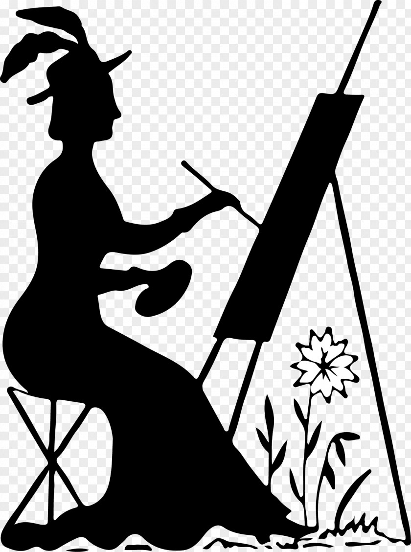 Painting Clip Art Silhouette Vector Graphics PNG