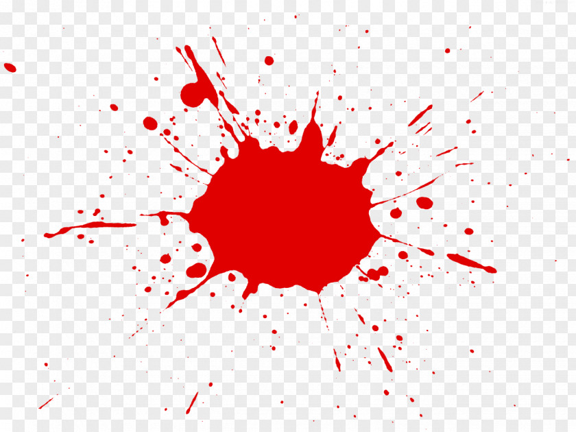 Red Paint Drawing Clip Art PNG