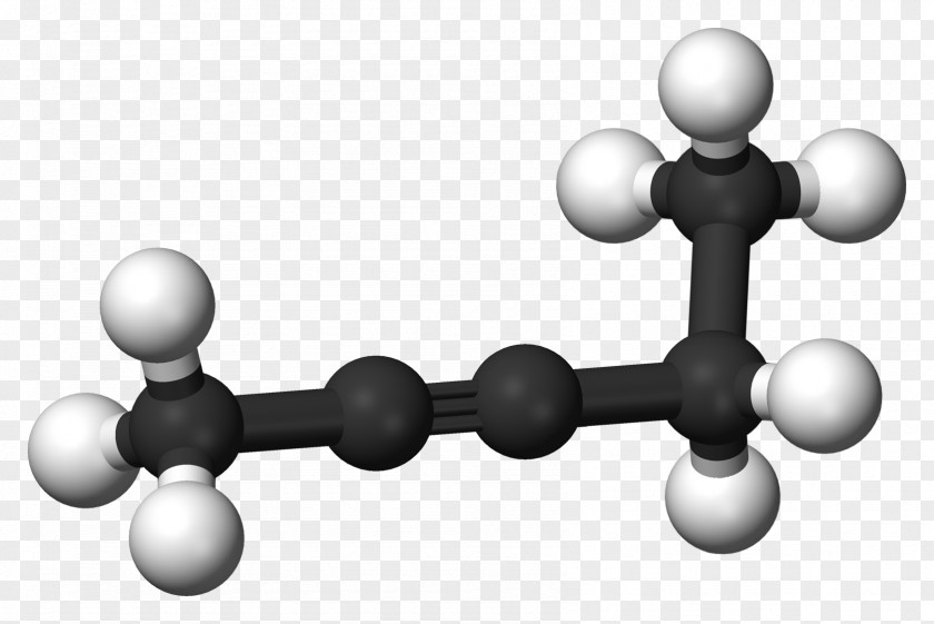 1-Pentyne 2-Pentyne Ball-and-stick Model Alkyne Methylacetylene PNG