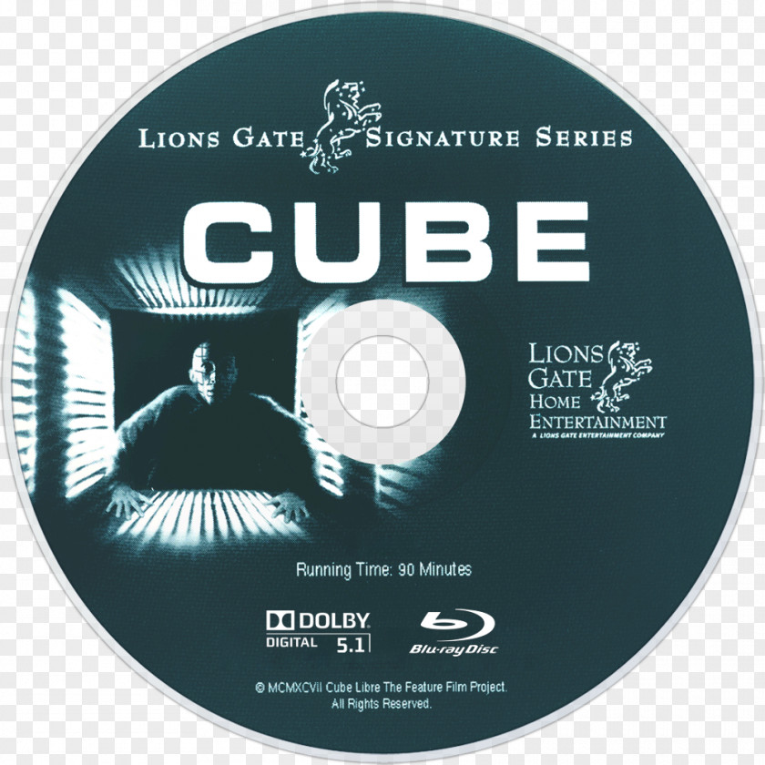 Cube Ent Blu-ray Disc DVD Film Poster PNG
