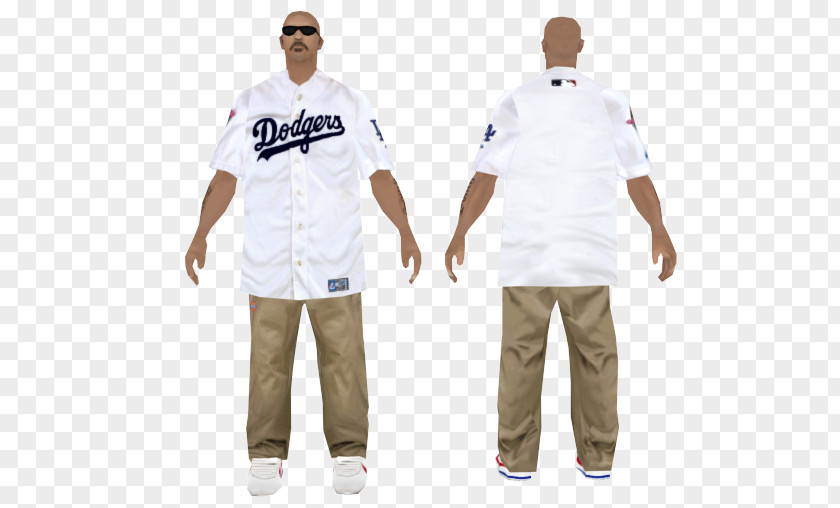 Daniel Ls Grand Theft Auto: San Andreas Los Angeles Dodgers SendSpace Gangster Jersey PNG