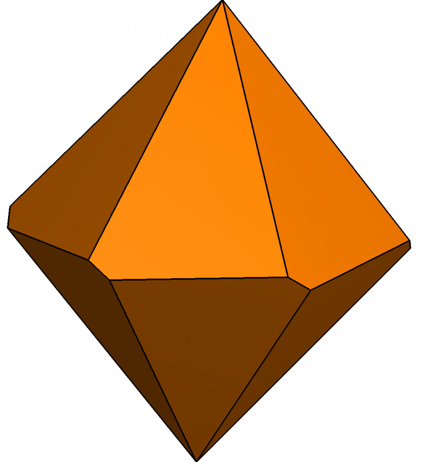 Hexagonal Trapezohedron Polyhedron Bipyramid PNG