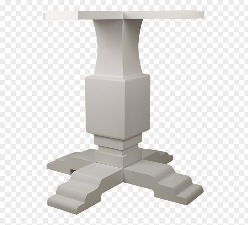 One Legged Table Round White Eettafel PNG
