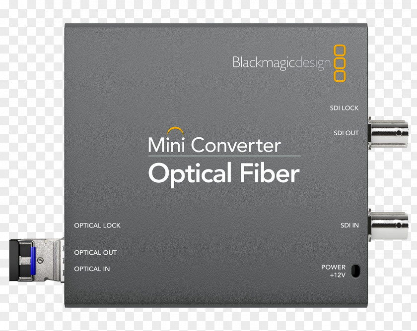 Optical Fiber HDMI Blackmagic Design Serial Digital Interface Media Converter PNG