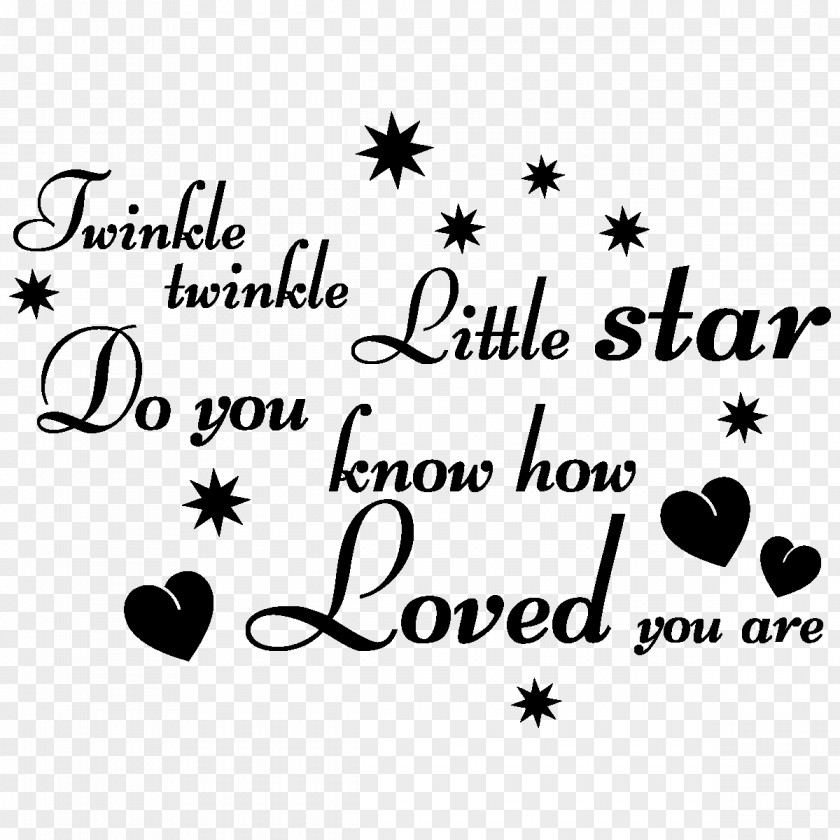 Twinkle Little Star Brand Line Logo White Clip Art PNG