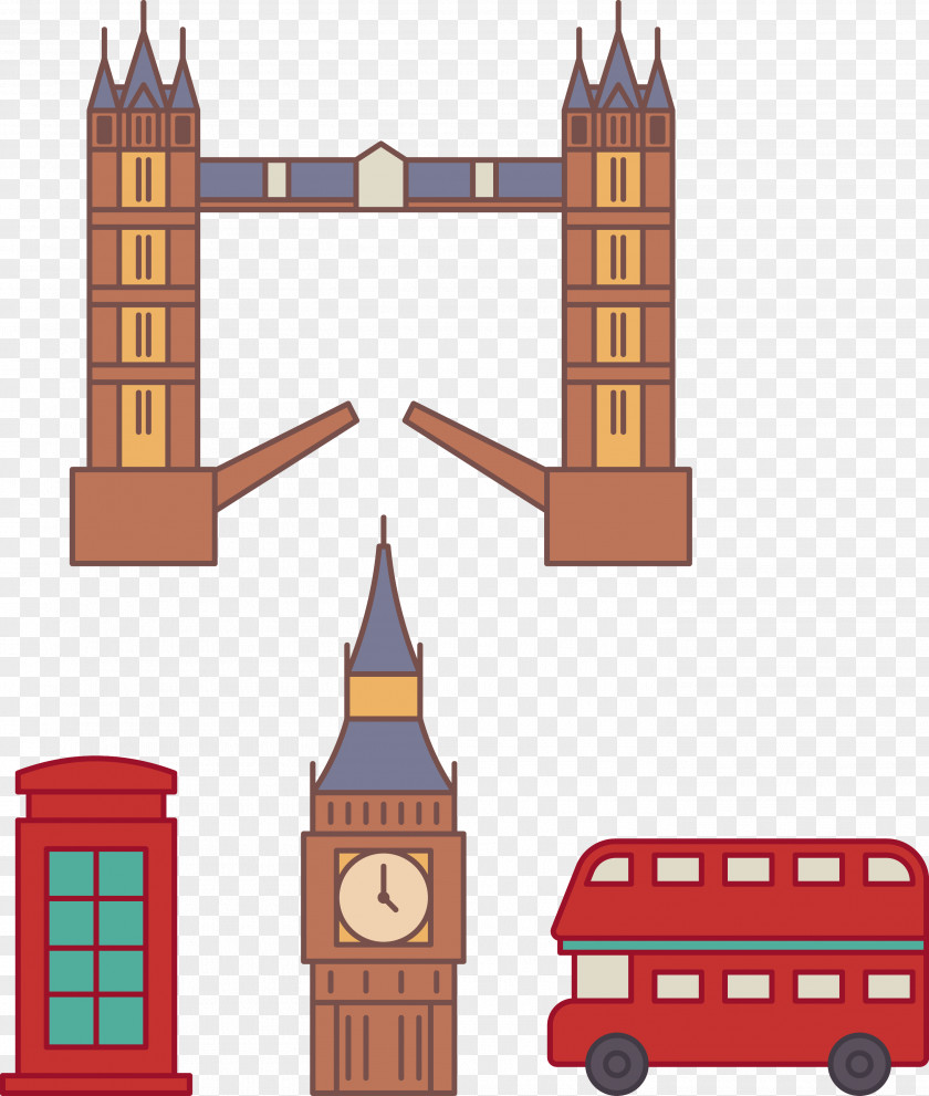 Vector City Building United Kingdom Icon PNG