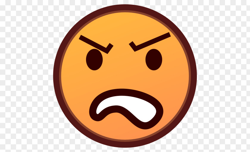 Emoji Anger Angry Smilies SMS Text Messaging PNG