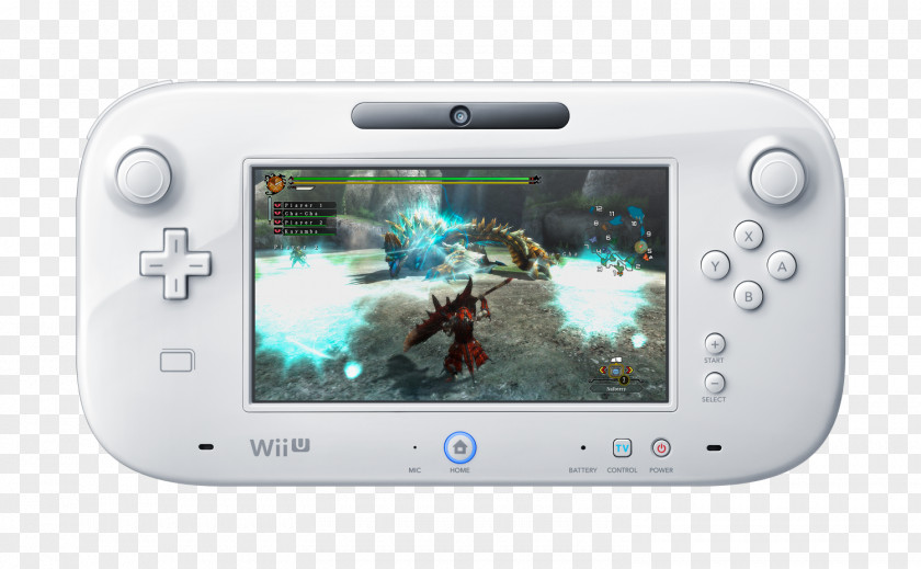 Nintendo Wii U GamePad Monster Hunter Tri 3 Ultimate PNG