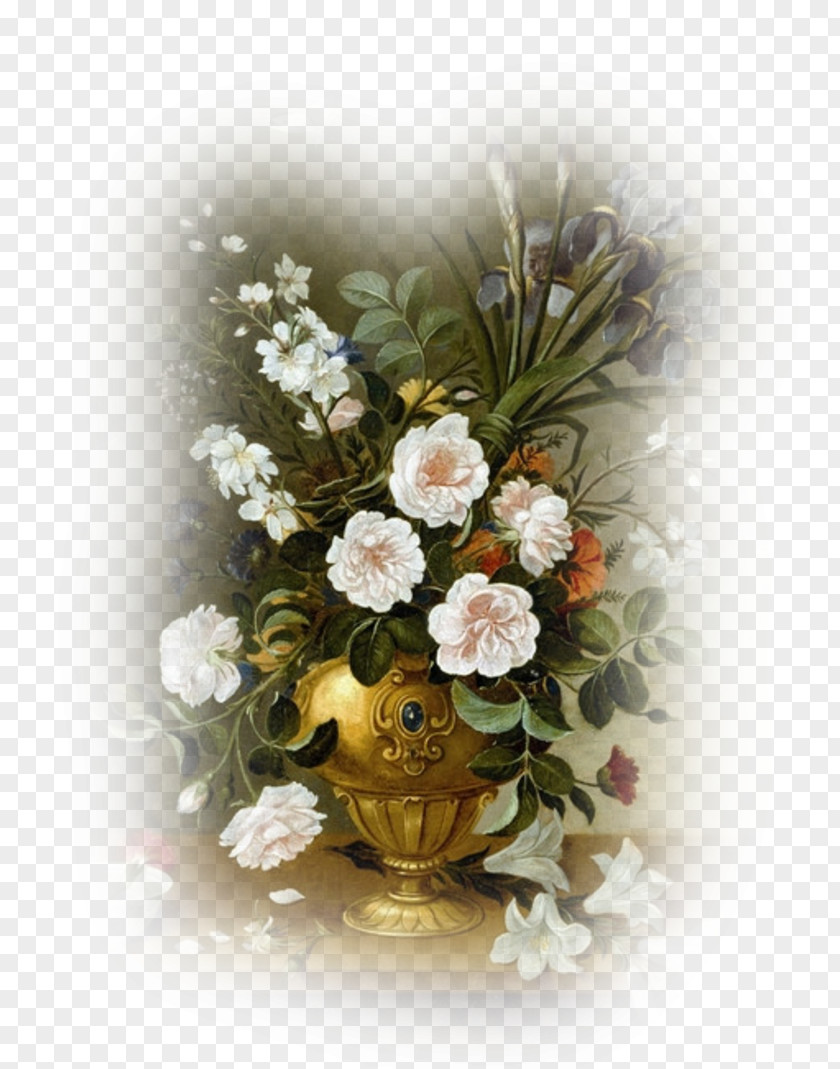 Oil Painting Vase Of Flowers Museo Nacional Del Prado Still Life PNG