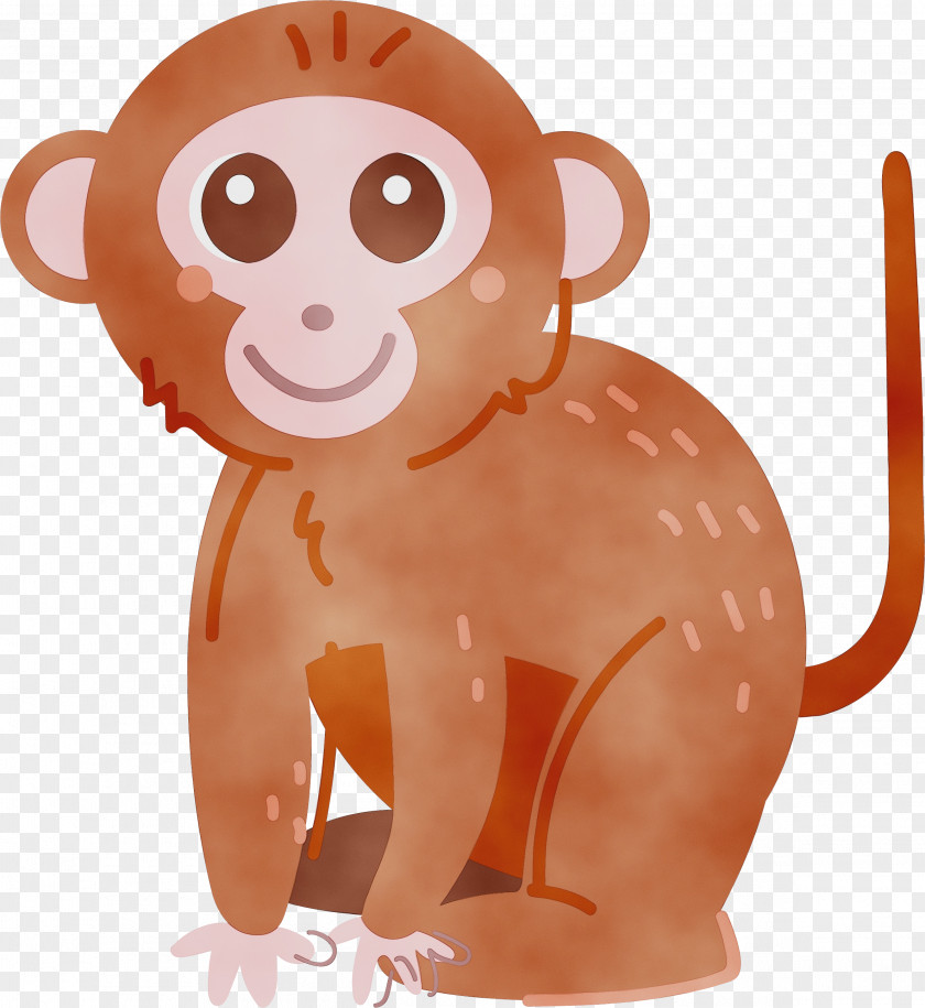 Old World Monkey Animation Cartoon Clip Art Animal Figure New PNG