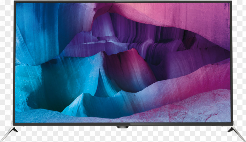 Pus Philips 7100er Serie PUS7100 LED-backlit LCD 4K Resolution Television Smart TV PNG