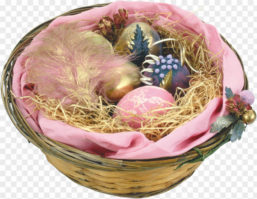 Easter Egg Holiday Basket Дряпанка PNG