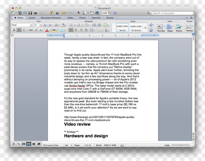 Microsoft Mac Book Pro Template Word Storyboard PNG
