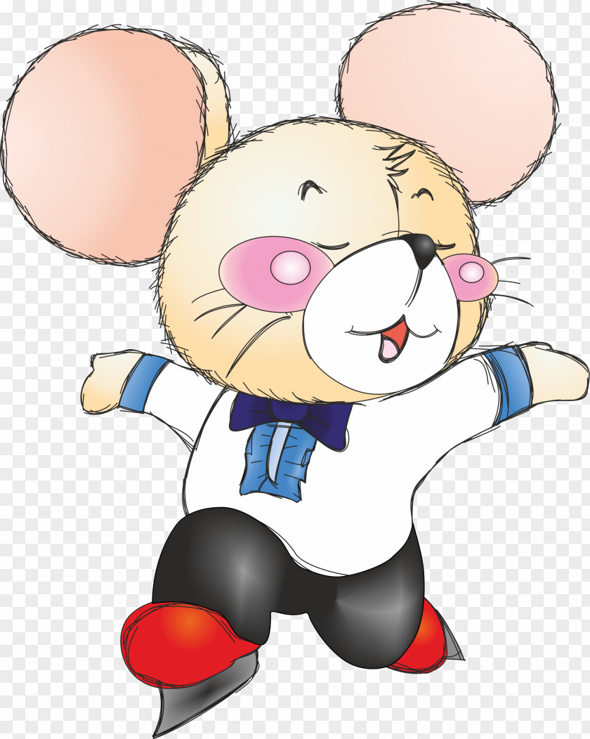 Mouse Vector Dance PNG