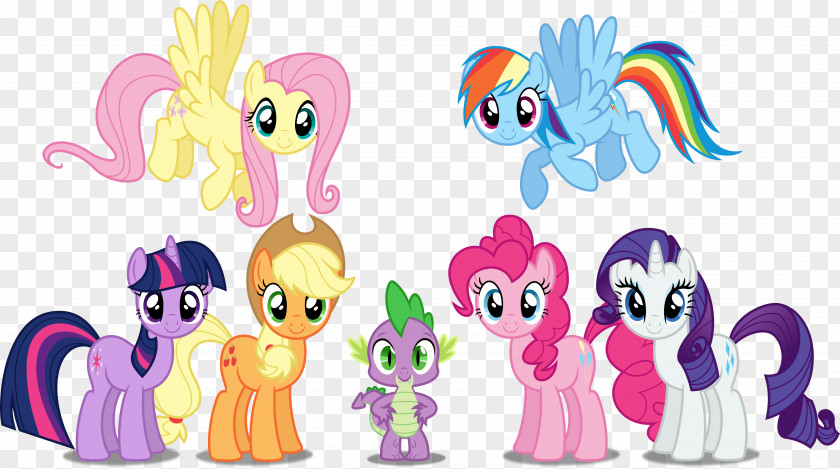 My Little Pony Twilight Sparkle Rarity Rainbow Dash Pinkie Pie Applejack PNG