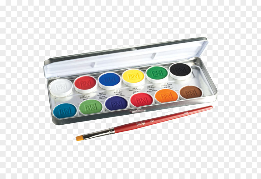 Paint Palette Brush Crayon Color PNG