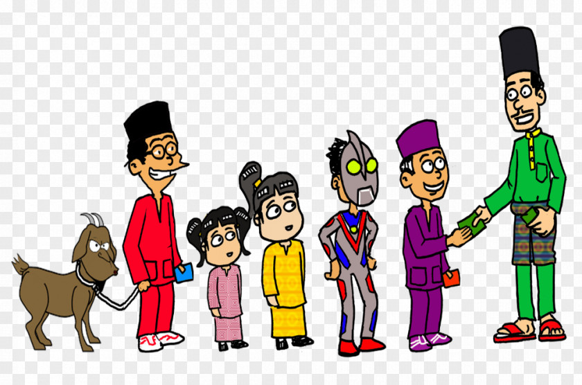 Raya Cartoon Eid Al-Fitr Holiday Joke Clip Art PNG