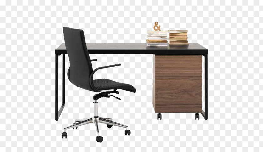 Simple Style Office Desk Chair Table BoConcept PNG