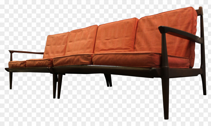 Table Daybed Danish Modern Mid-century Couch PNG