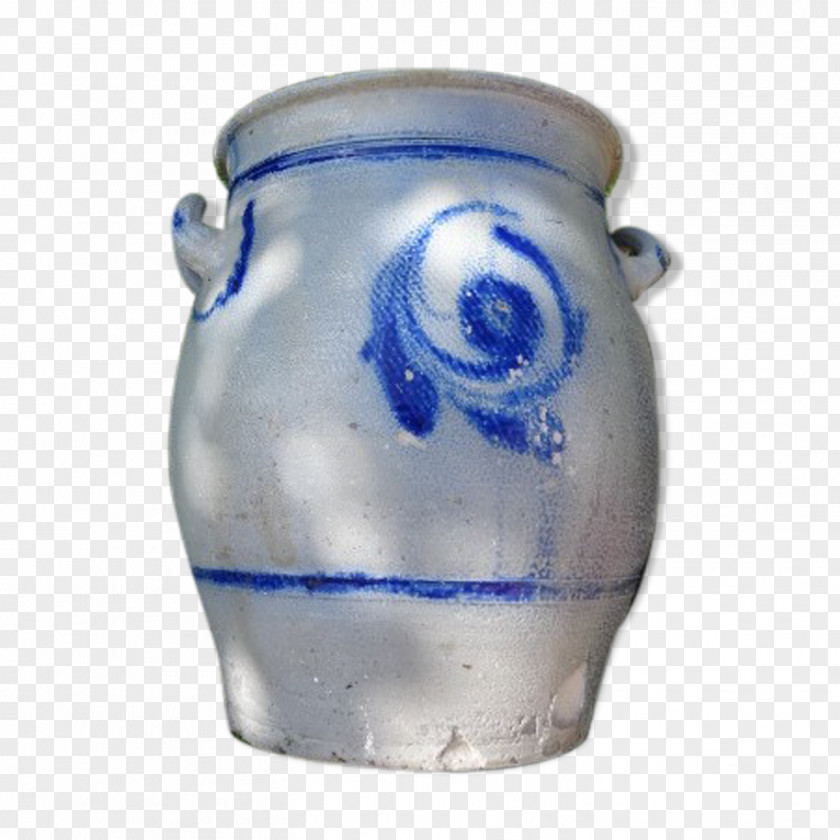 Vase Ceramic Blue And White Pottery Cobalt PNG