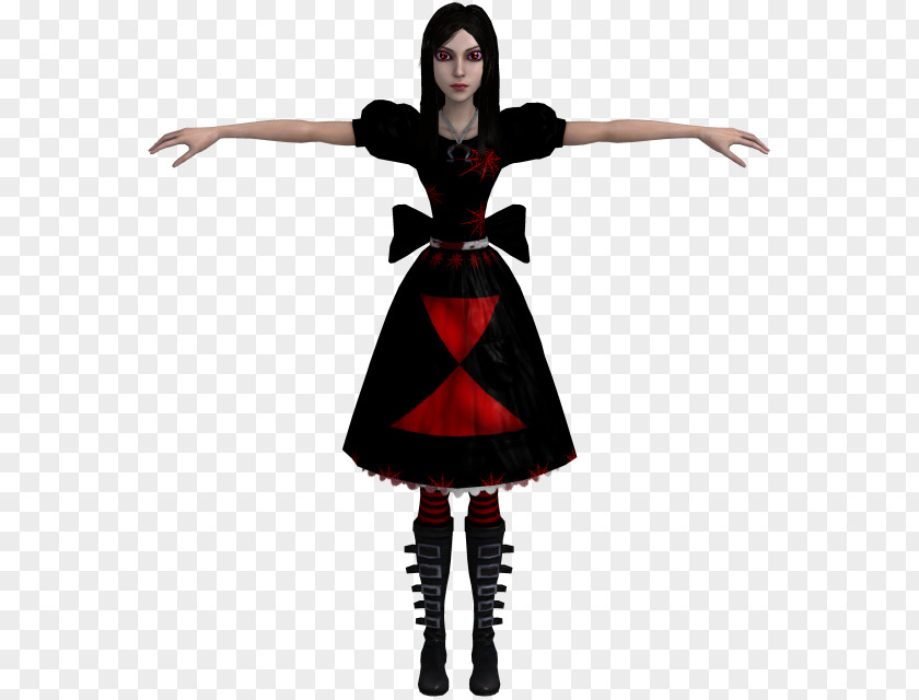 Black Widow Alice: Madness Returns American McGee's Alice Clothing Garry's Mod Dress PNG