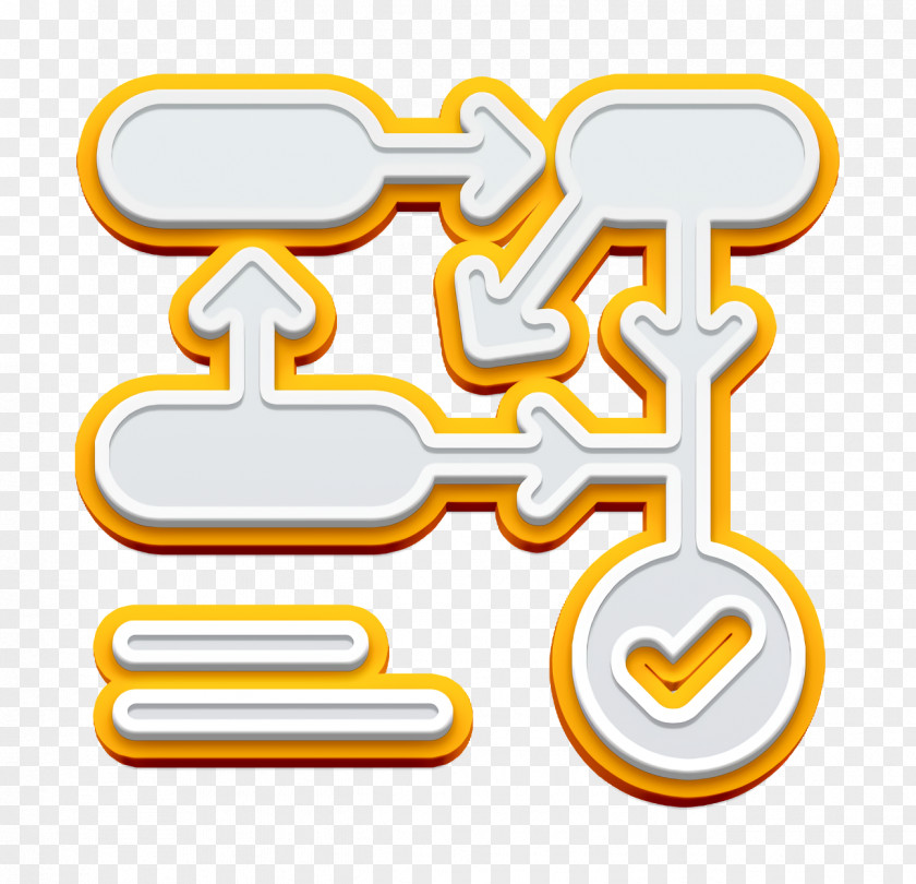 Ecommerce Icon Flow Chart Process PNG