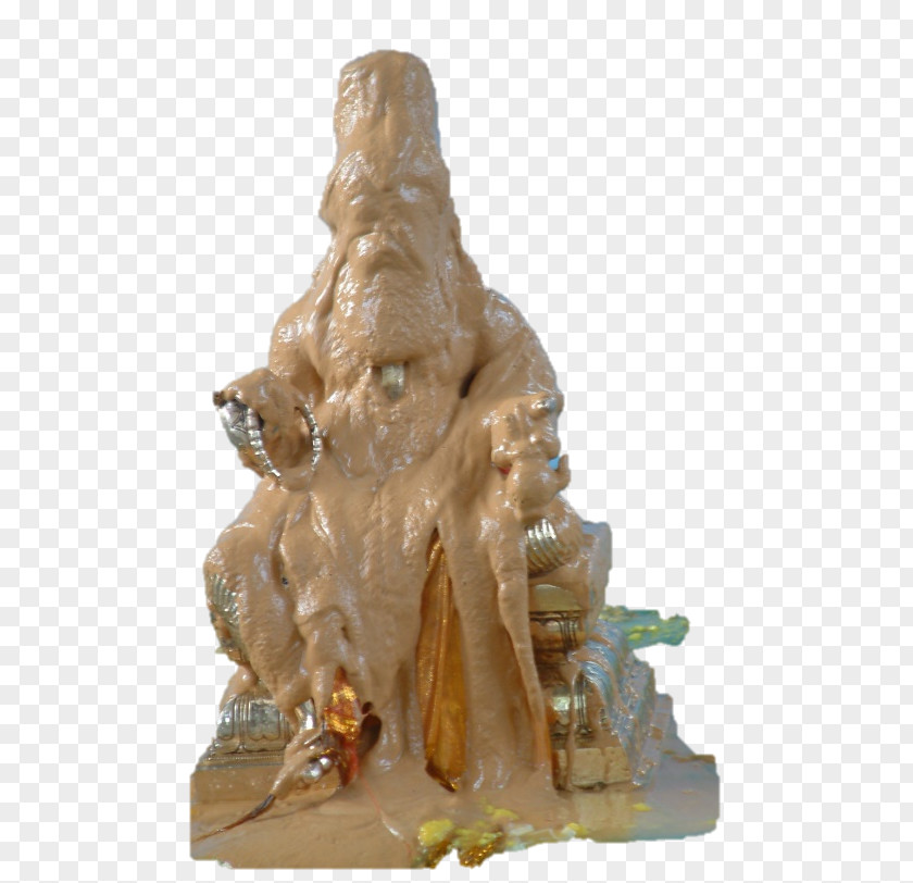 Flag Of Shiva Load Orange Bronze Sculpture Siddha Statue Guru PNG