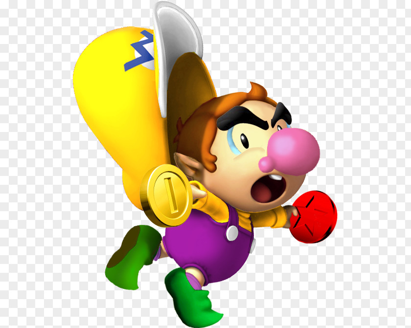 Mario Luigi Yoshi's Island DS Wii Wario PNG