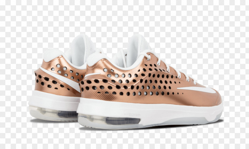 Peach White KD Shoes Sports Sportswear Product Design PNG