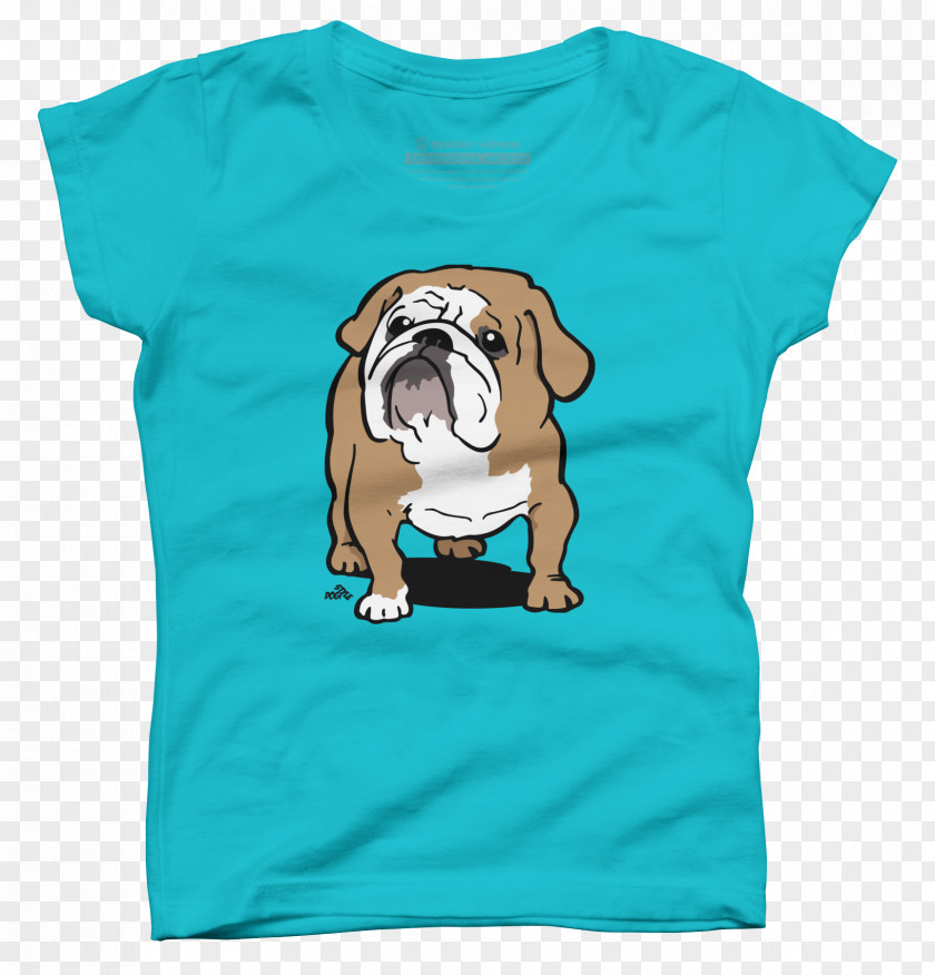 T-shirt Bulldog Puppy Sleeve Dog Breed PNG