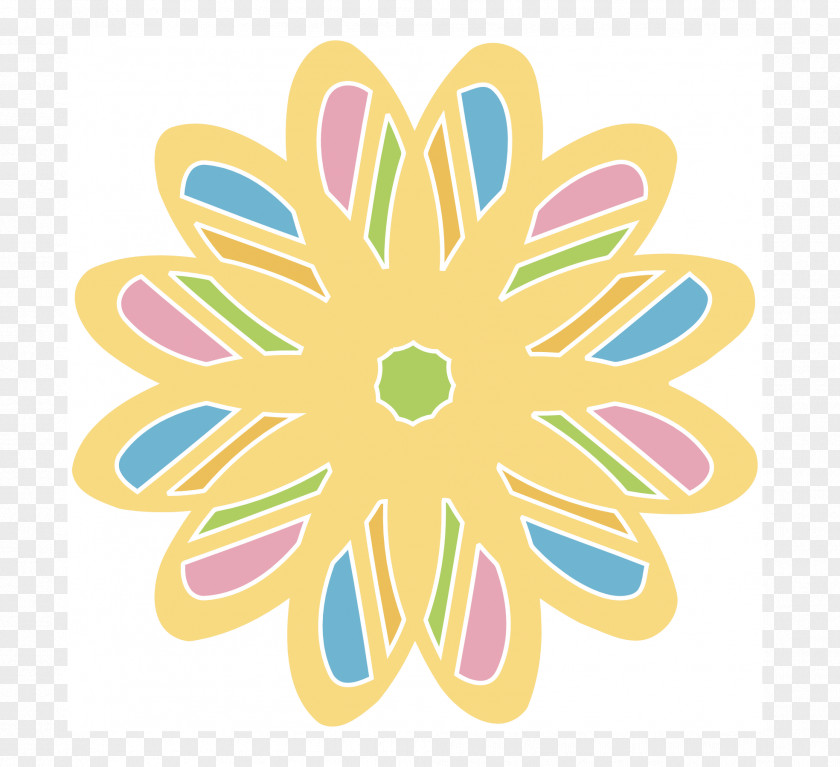 Abstract Flower Art Clip PNG