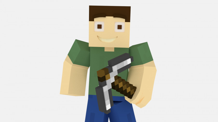 Minecraft Character Survival Animation Blender PNG