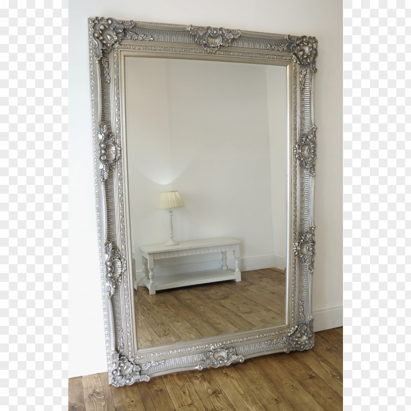 Mirror Silver Picture Frames Wall Furniture PNG