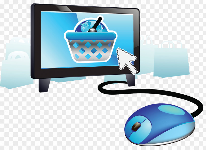 One Click On The Shopping Cart Computer Mouse Pointer Cursor PNG