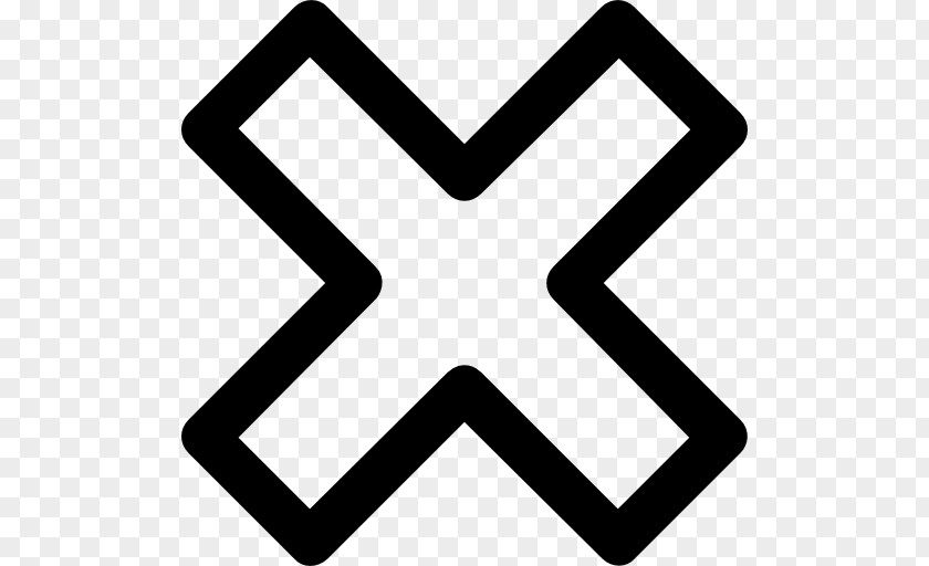 Symbol Sign Check Mark X Cross PNG