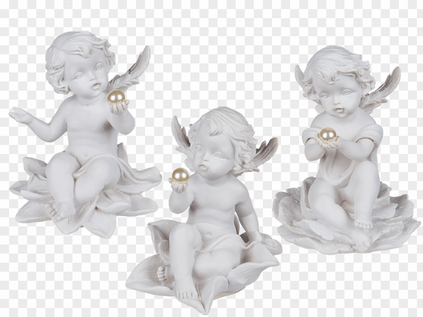 Angel Guardian Polyresin Furniture Figurine PNG