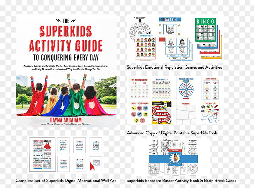 Birthday Adventures The Superkids Activity Guide To Conquering Every Day: Awesome Games And Crafts Master Your Moods, Boost Focus, Hack Mealtimes Help Grownups Understand Why You Do Things Child Pre-school Book Parent PNG