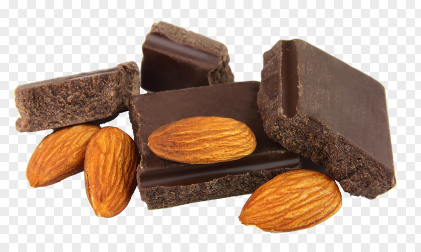 Chocolate Almond Bar Brownie Cake Marzipan PNG
