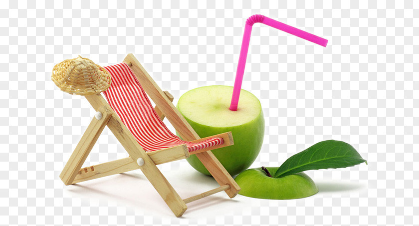 Green Apple With Loungers Creative HQ Pictures Juice PNG