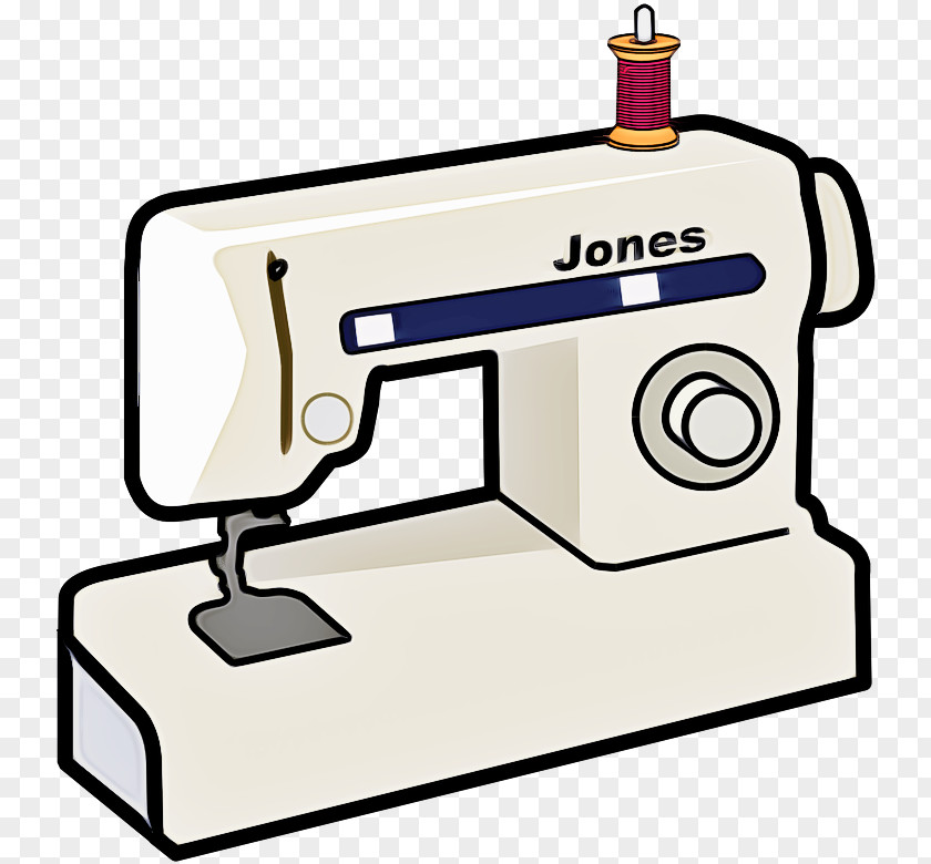 Sewing Machine Needle Cartoon Pin PNG