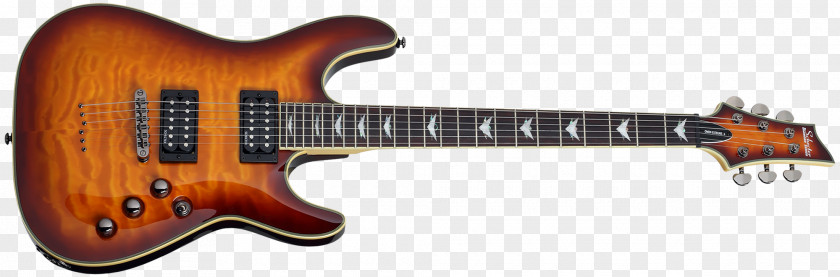 Sunburst Fender Stratocaster Schecter Guitar Research Floyd Rose Electric PNG