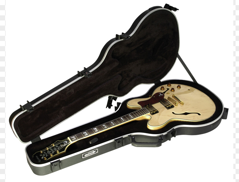 Thin Body Semi-acoustic Guitar Electric Archtop PNG