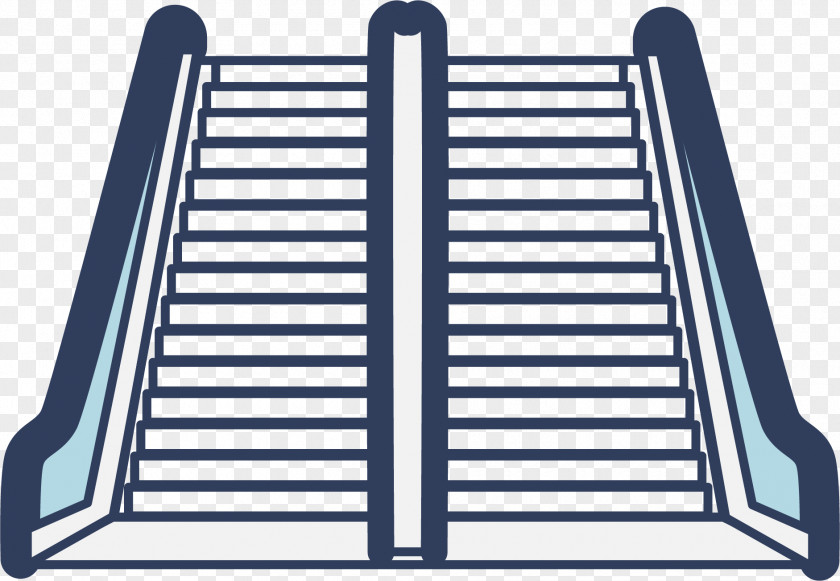 Up And Down Escalators Escalator Stairs PNG
